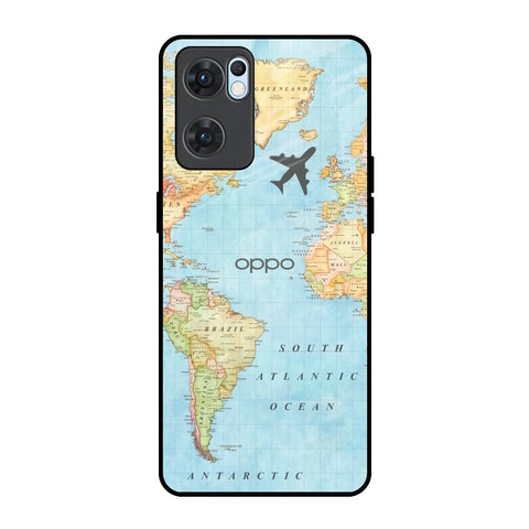 Fly Around The World Glossy Case for Oppo Reno7 5G