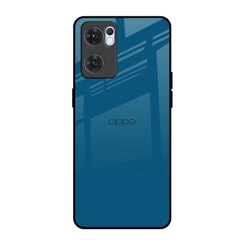 Cobalt Blue Glossy Case for Oppo Reno7 5G