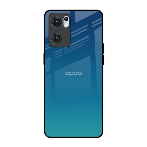 Celestial Blue Glossy Case For Oppo Reno7 5G