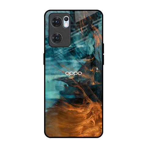 Golden Splash Glossy Case for Oppo Reno7 5G