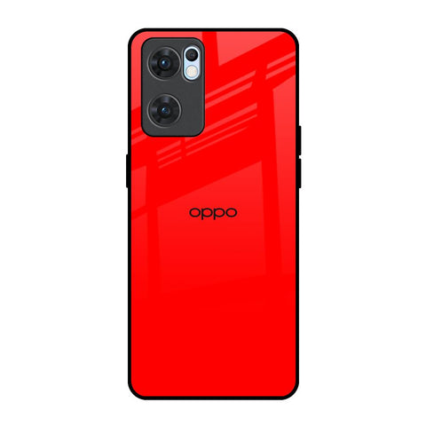 Blood Red Glossy Case for Oppo Reno7 5G