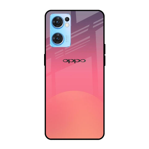 Sunset Orange Glossy Case for Oppo Reno7 5G
