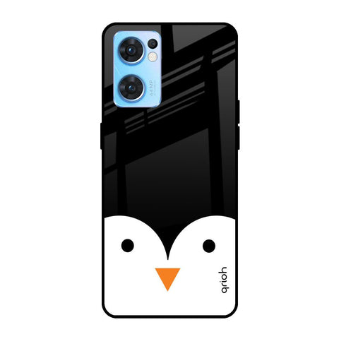 Cute Penguin Glossy Case for Oppo Reno7 5G