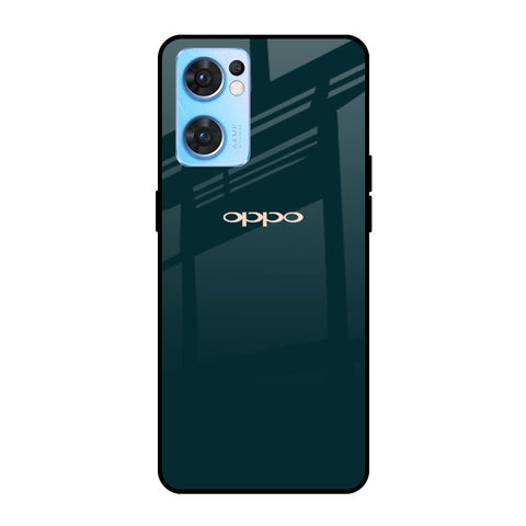 Hunter Green Glossy Case For Oppo Reno7 5G