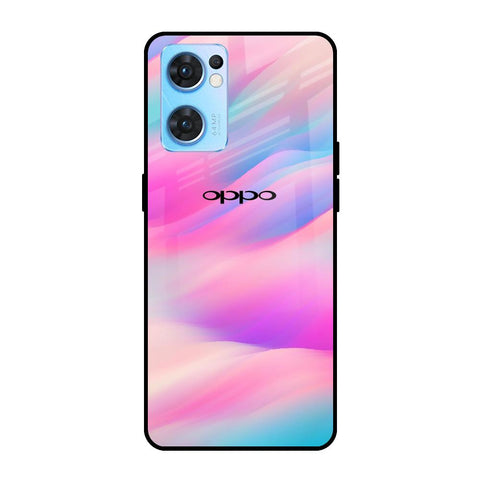 Colorful Waves Glossy case for Oppo Reno7 5G