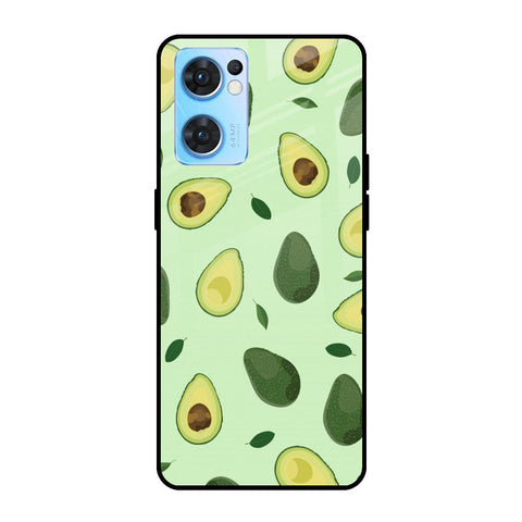 Avocado Green Glossy Case For Oppo Reno7 5G