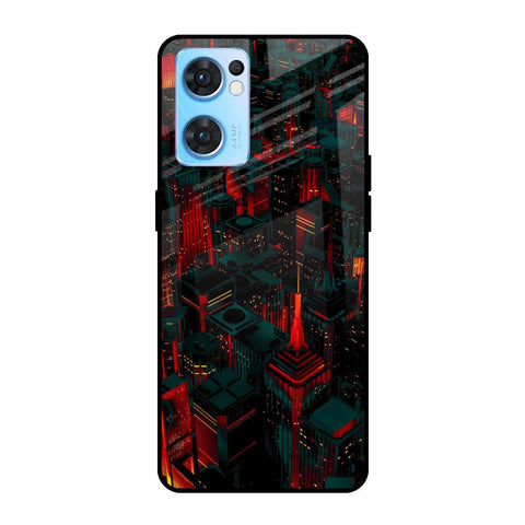 City Light Glossy Case For Oppo Reno7 5G