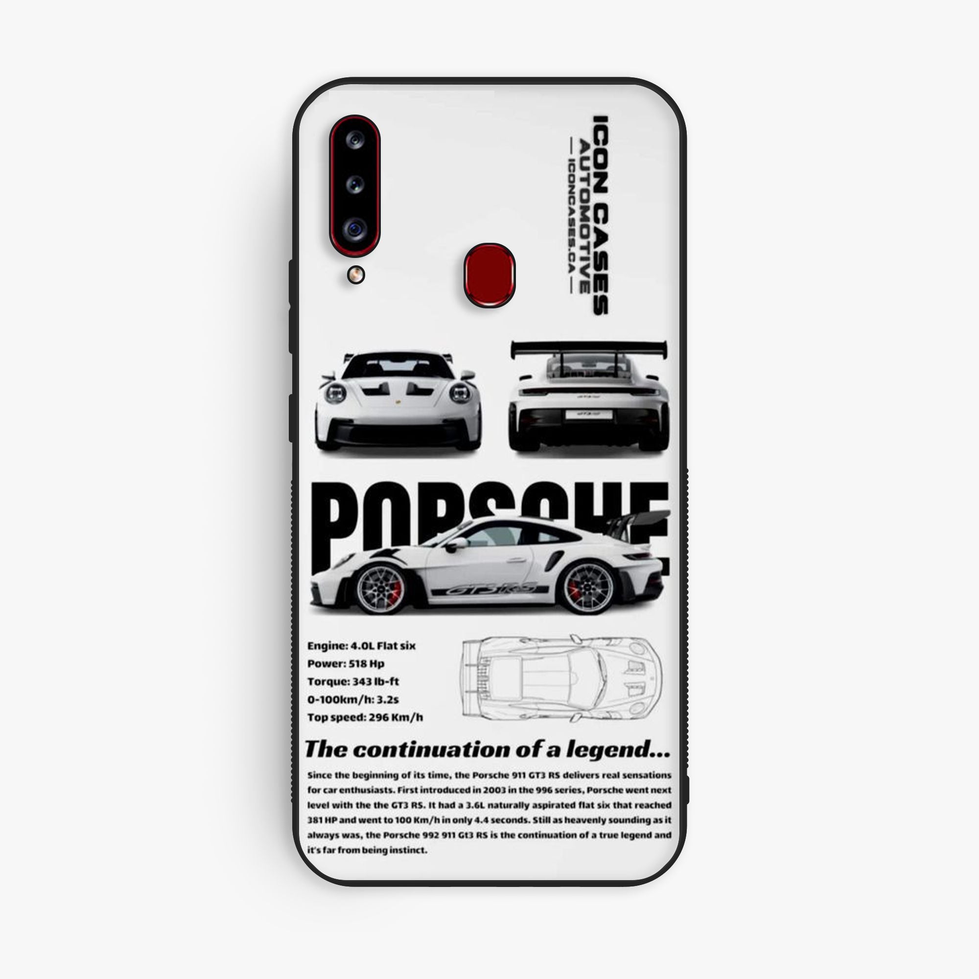 Samsung Galaxy A20s - Wallpaper 100 - Premium Printed Glossy Phone Case