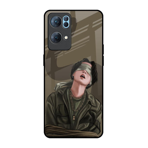 Blind Fold Glossy Case for Oppo Reno7 Pro 5G