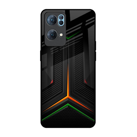 Modern Ultra Chevron Glossy Case for Oppo Reno7 Pro 5G