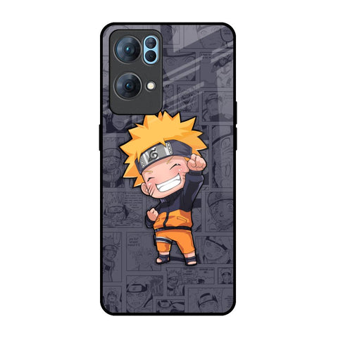 Orange Chubby Glossy Case for Oppo Reno7 Pro 5G