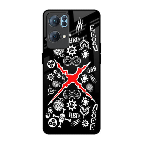 Red Zone Glossy Case for Oppo Reno7 Pro 5G