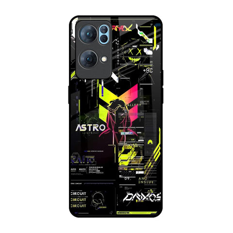 Astro Glitch Glossy Case for Oppo Reno7 Pro 5G
