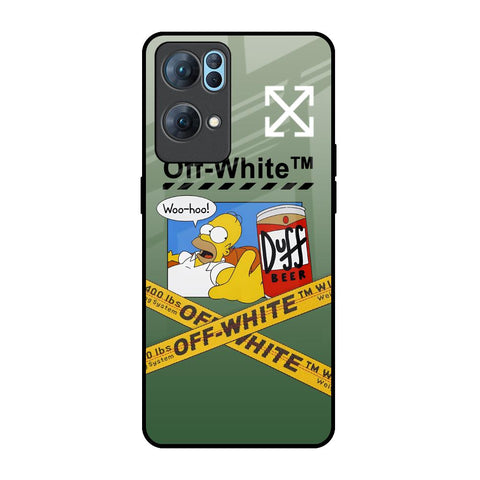 Duff Beer Glossy Case for Oppo Reno7 Pro 5G