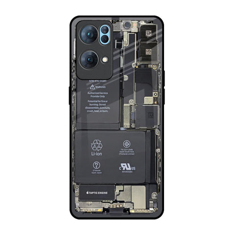 Skeleton Inside Glossy Case for Oppo Reno7 Pro 5G