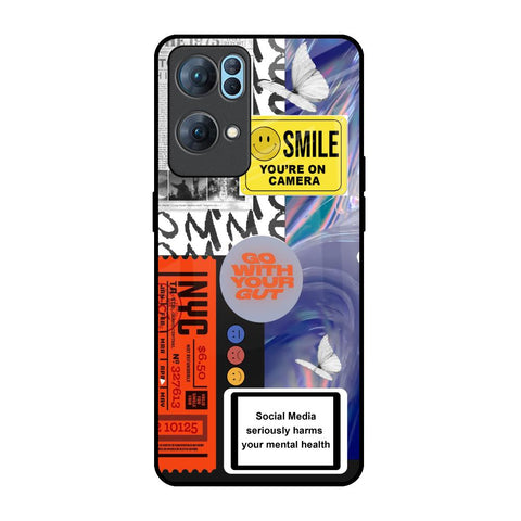 Smile for Camera Glossy Case for Oppo Reno7 Pro 5G