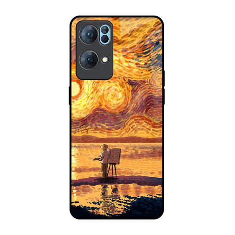 Sunset Vincent Glossy Case for Oppo Reno7 Pro 5G