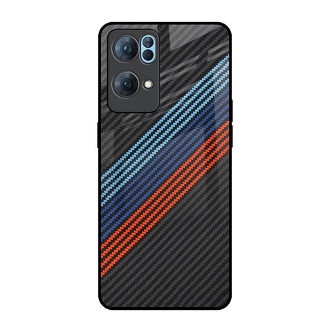 Carbon Inspired Glossy Case for Oppo Reno7 Pro 5G