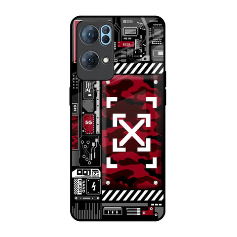 Technology Art Glossy Case for Oppo Reno7 Pro 5G