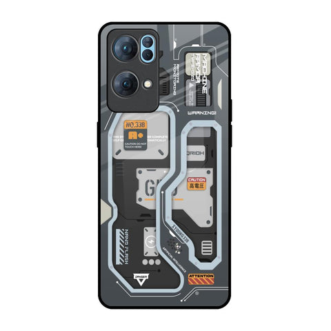 Retro Futuristic Glossy Case for Oppo Reno7 Pro 5G