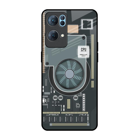Motherboard Circuit Glossy Case for Oppo Reno7 Pro 5G