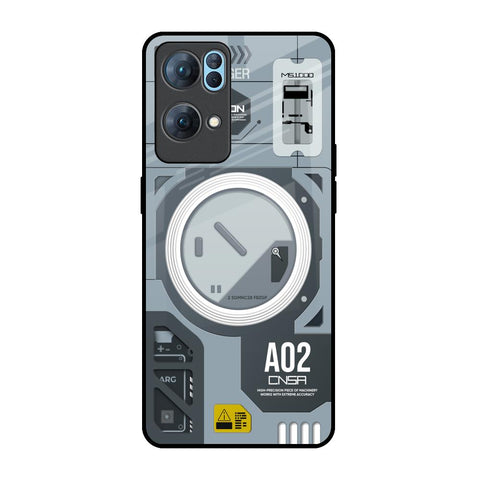 Modern Technology Glossy Case for Oppo Reno7 Pro 5G
