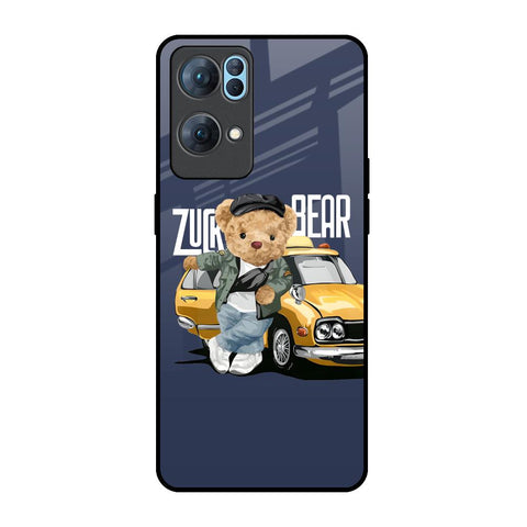 Adventurous Bear Glossy Case for Oppo Reno7 Pro 5G
