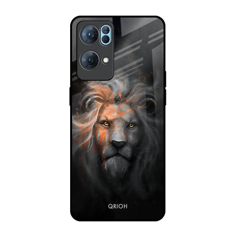 Devil Lion Glossy Case for Oppo Reno7 Pro 5G