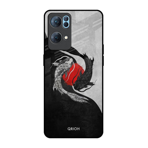 Japanese Art Glossy Case for Oppo Reno7 Pro 5G