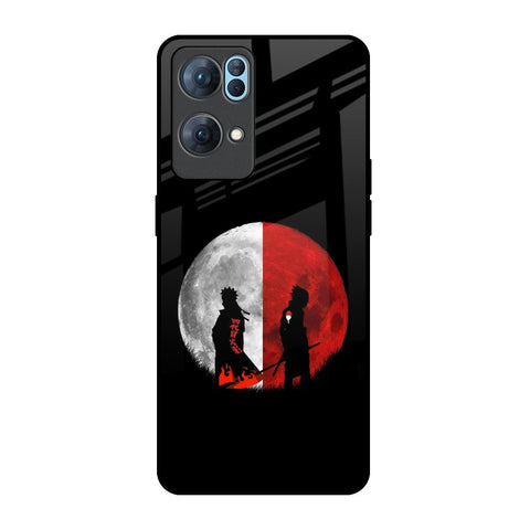 Anime Red Moon Glossy Case for Oppo Reno7 Pro 5G
