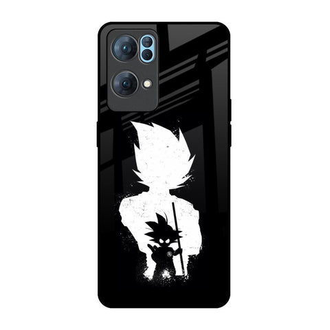 Monochrome Goku Glossy Case for Oppo Reno7 Pro 5G