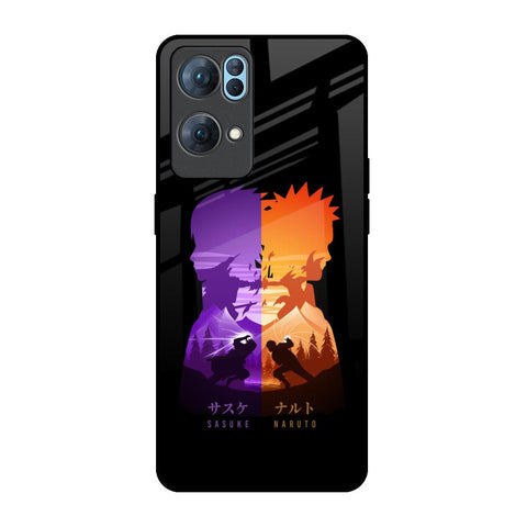 Minimalist Anime Glossy Case for Oppo Reno7 Pro 5G