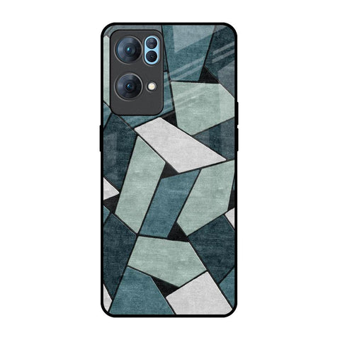 Abstact Tiles Glossy Case for Oppo Reno7 Pro 5G