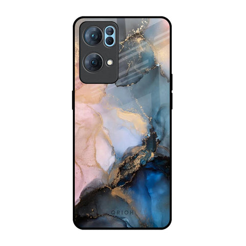 Marble Ink Abstract Glossy Case for Oppo Reno7 Pro 5G