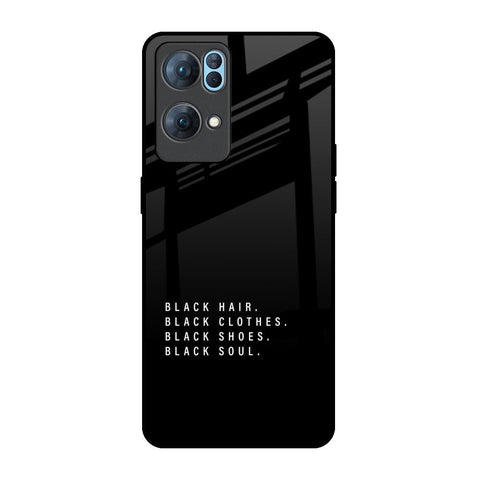 Black Soul Glossy Case for Oppo Reno7 Pro 5G