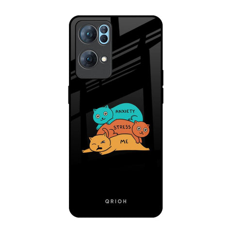 Anxiety Stress Glossy Case for Oppo Reno7 Pro 5G