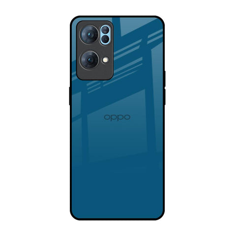 Cobalt Blue Glossy Case for Oppo Reno7 Pro 5G