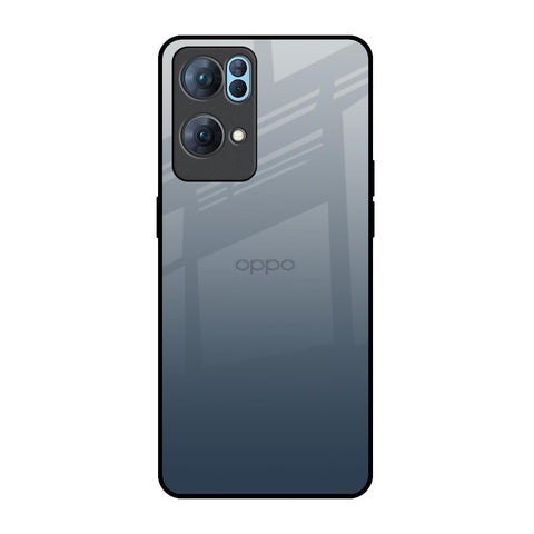 Smokey Grey Color Glossy Case For Oppo Reno7 Pro 5G