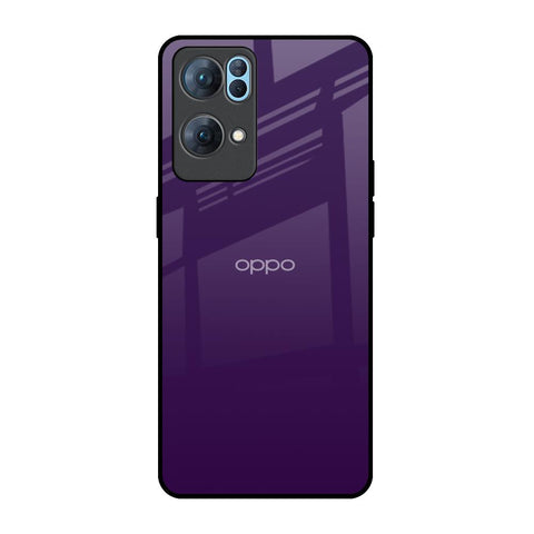 Dark Purple Glossy Case for Oppo Reno7 Pro 5G