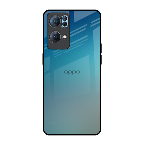 Sea Theme Gradient Glossy Case for Oppo Reno7 Pro 5G