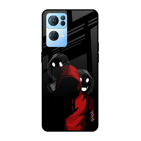 Shadow Character Glossy Case for Oppo Reno7 Pro 5G
