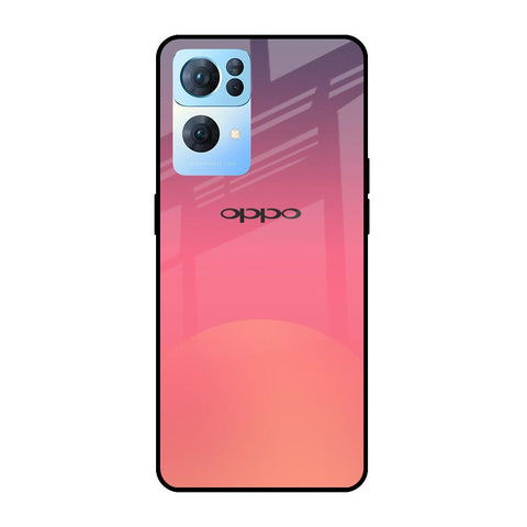 Sunset Orange Glossy Case for Oppo Reno7 Pro 5G