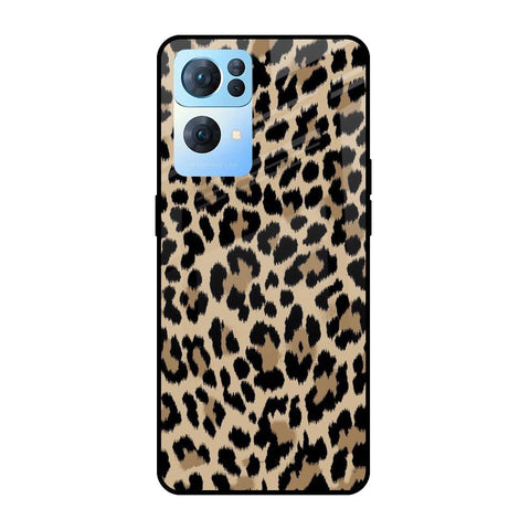 Leopard Seamless Glossy Case For Oppo Reno7 Pro 5G