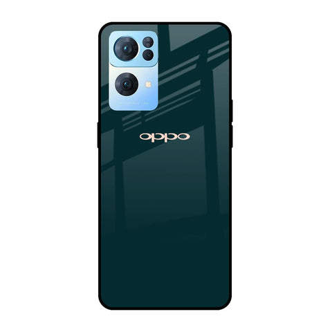 Hunter Green Glossy Case For Oppo Reno7 Pro 5G