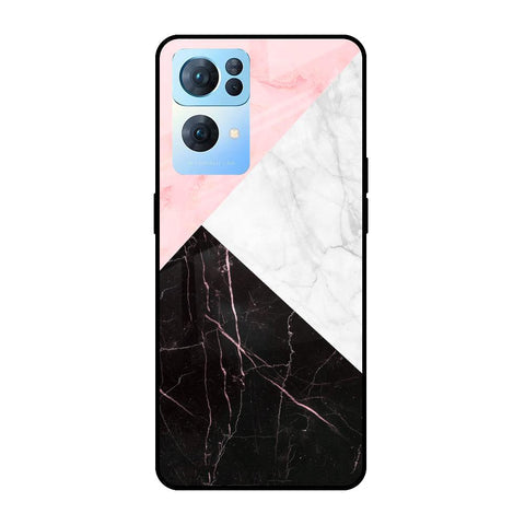 Marble Collage Art Glossy Case For Oppo Reno7 Pro 5G