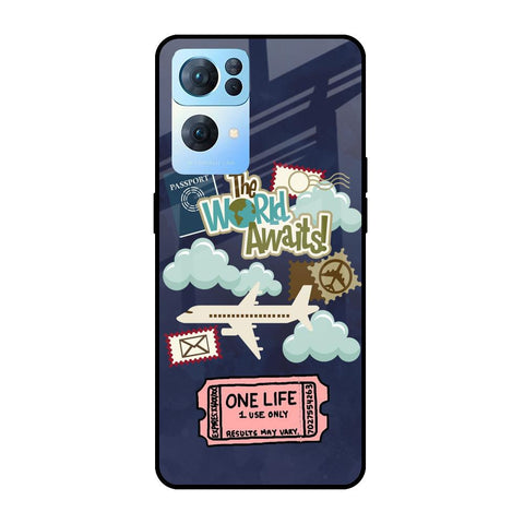 Tour The World Glossy Case For Oppo Reno7 Pro 5G