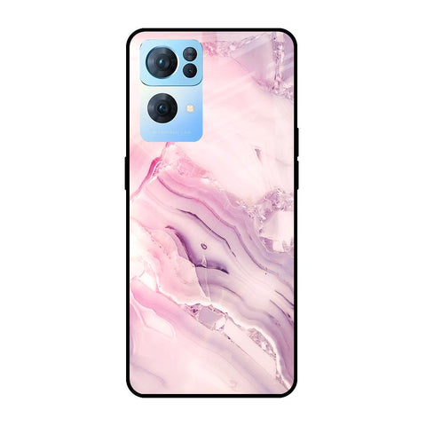 Diamond Pink Gradient Glossy Case For Oppo Reno7 Pro 5G