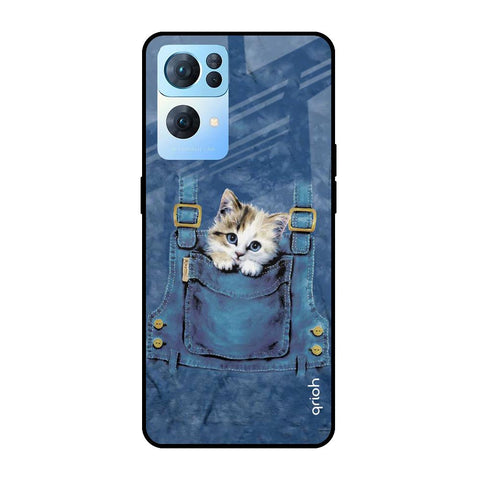 Kitty In Pocket Glossy Case For Oppo Reno7 Pro 5G