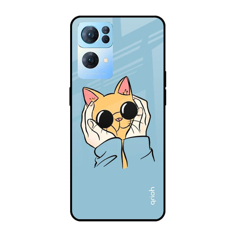 Adorable Cute Kitty Glossy Case For Oppo Reno7 Pro 5G
