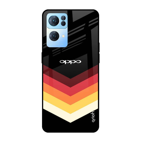 Abstract Arrow Pattern Glossy Case For Oppo Reno7 Pro 5G